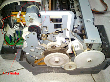Epson 1390 CR and APG Motor Driver Error