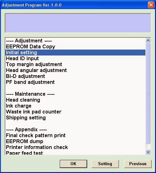 Initial Setting Printer Epson 1390 Ink Out Error Solution
